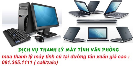 thu mua máy tính cũ tại đường tân xuân