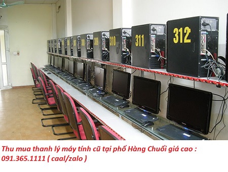 thanh lý máy tính cũ tại phố Hàng Chuối giá cao