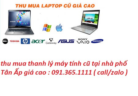 thu mua máy tính cũ tại nhà phố Tân Ấp