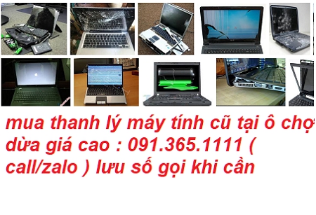 thu mua máy tính cũ tại ô chợ dừa