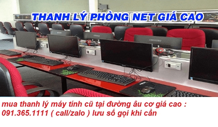 thu mua máy tính cũ tại đường âu cơ