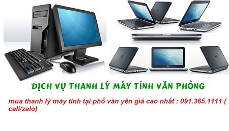 thu mua máy tính cũ tại phố văn yên