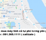 Thu mua máy tính cũ tại phố lương yên giá cao nhất 0913651111