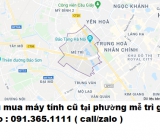 Thu mua máy tính cũ tại phường mễ trì giá cao nhất 0913651111