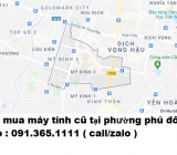 Thu mua máy tính cũ tại phường phú đô giá cao nhất 0913651111