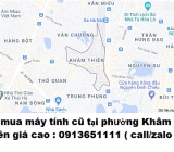 Thu mua máy tính cũ tại phường Khâm Thiên 0913651111