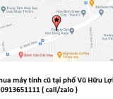 Thu mua máy tính cũ tại phố Vũ Hữu Lợi 0913651111