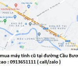 Thu mua máy tính cũ tại đường Cầu Bươu 0913651111