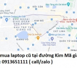 Thu mua laptop cũ tại đường Kim Mã 0913651111