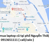 Thu mua laptop cũ tại phố Nguyễn Thiếp 0913651111