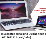 Thu mua laptop cũ tại phố Dương Khuê 0913651111