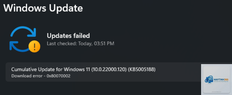 0x80070002 windows update