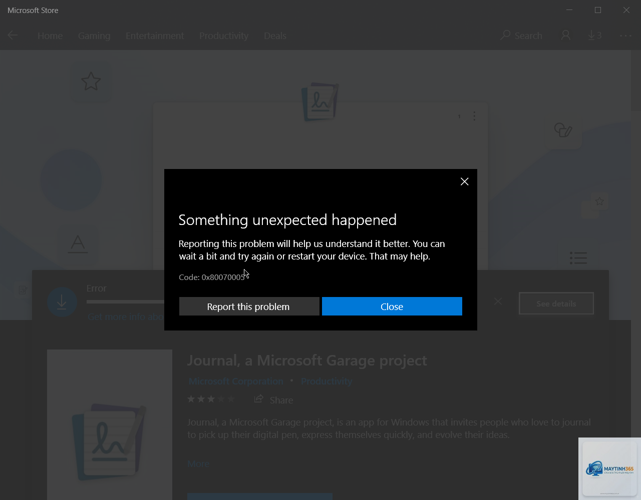 0x80070005 microsoft store - Hình 4