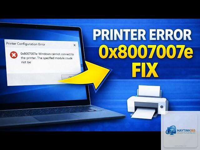 0x8007007e máy in