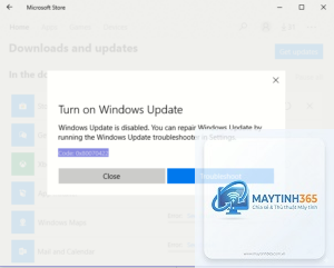 0x80070422 microsoft store