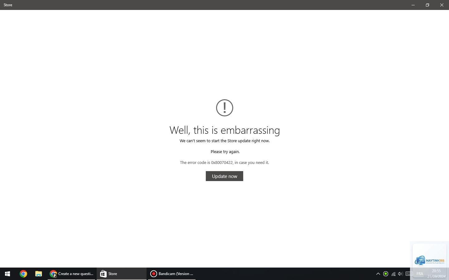 0x80070422 microsoft store - Hình 5