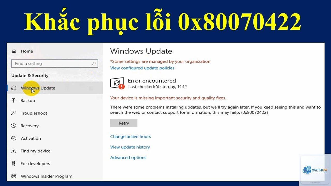 0x80070422 trên windows 10 - Hình 5