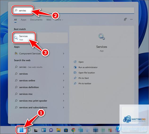 0x80070422 trên windows 11