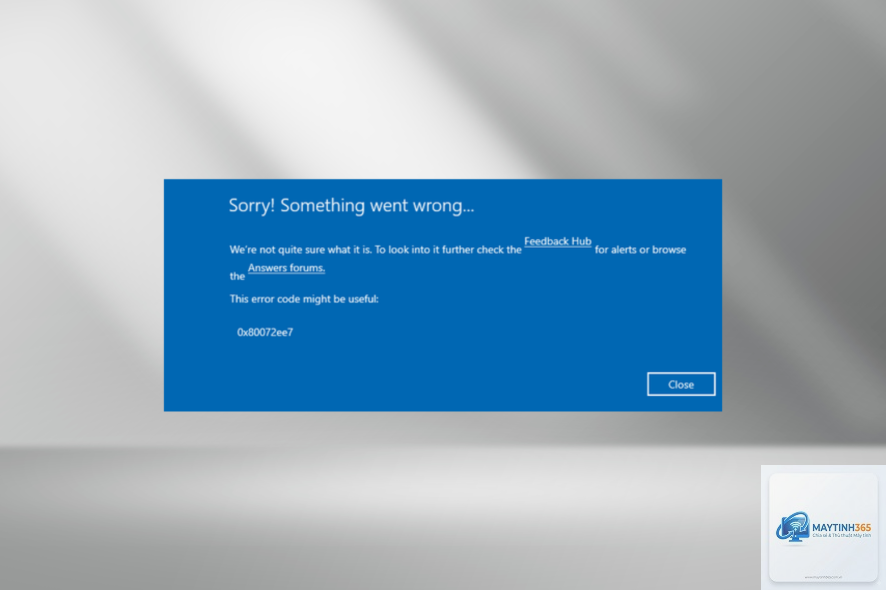 0x80072ee7 dns error - Hình 2