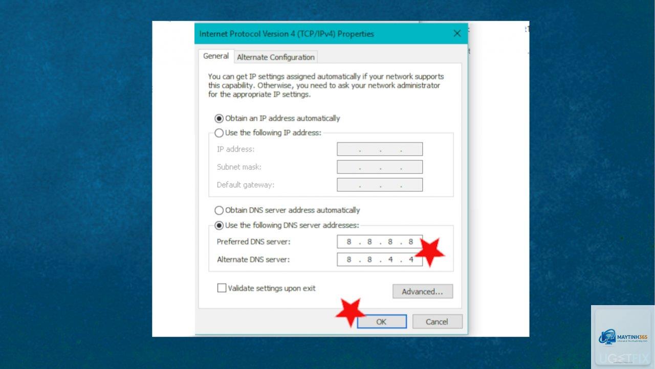 0x80072ee7 dns error - Hình 4