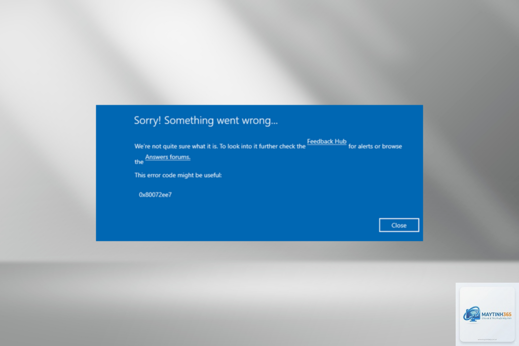 0x80072ee7 windows update