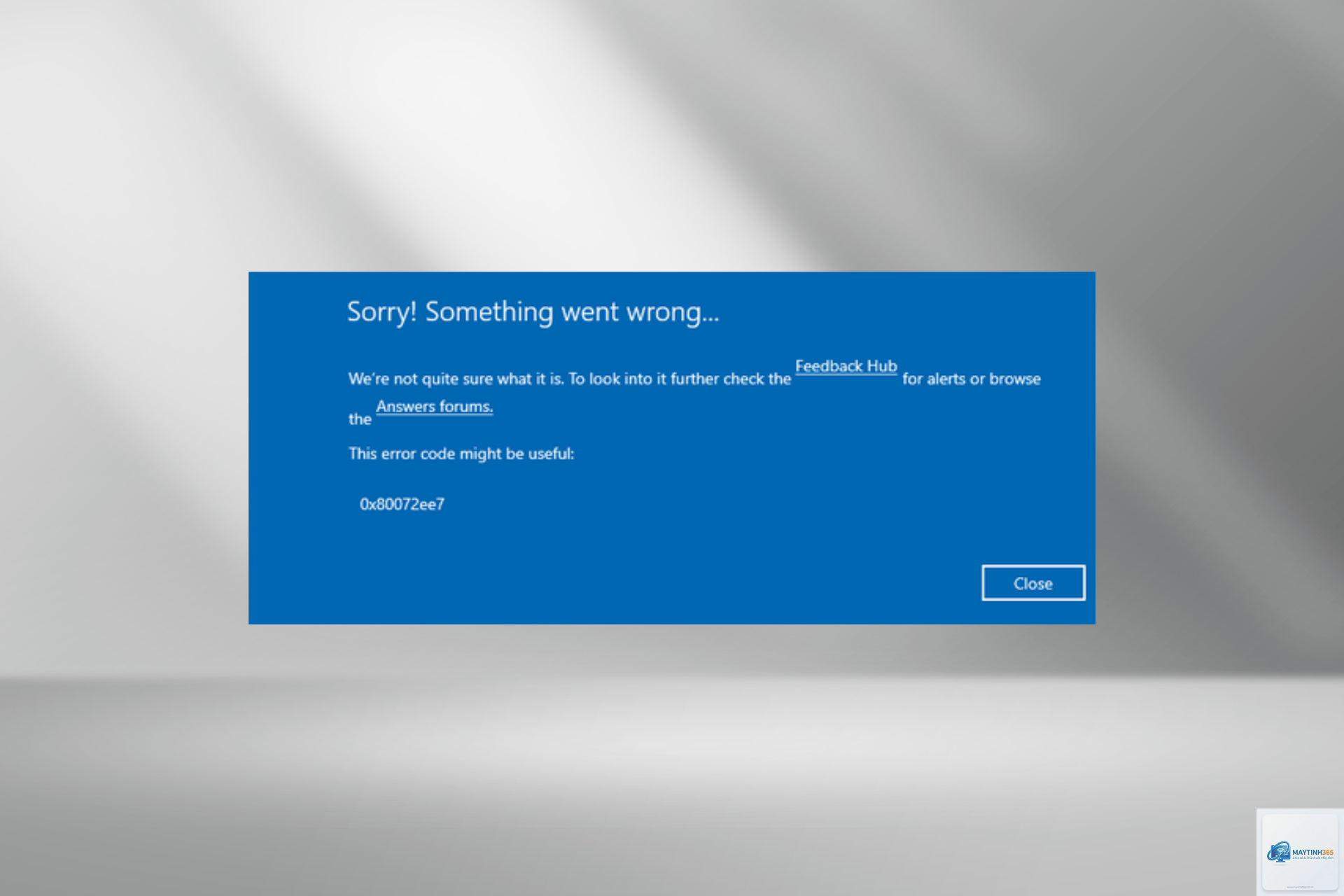 0x80072ee7 windows update - Hình 1