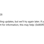 0x800f081f windows update