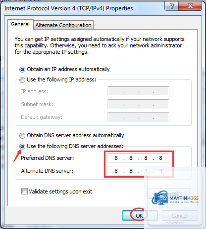 0x8024402c dns - Hình 2