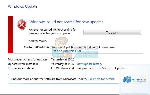 0x8024402c windows update - Hình 4