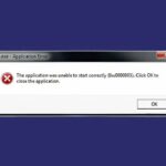 0xc0000005 khi mở ứng dụng