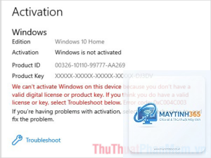0xc004c003 windows 10