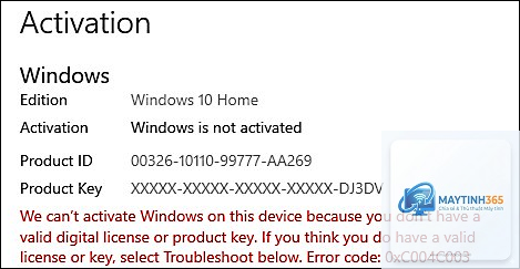 0xc004c003 windows 11 - Hình 5