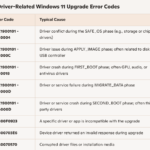 Cách khắc phục lỗi 0xc1900101 driver error khi nâng cấp Windows 0xc1900101 driver error