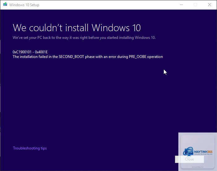 0xc1900101 khi update windows - Hình 4