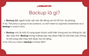 Backup là gì