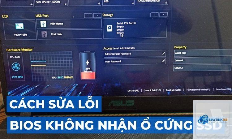 bios không nhận ổ cứng cách sửa - Hình 2