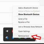 cách ẩn biểu tượng bluetooth trên taskbar