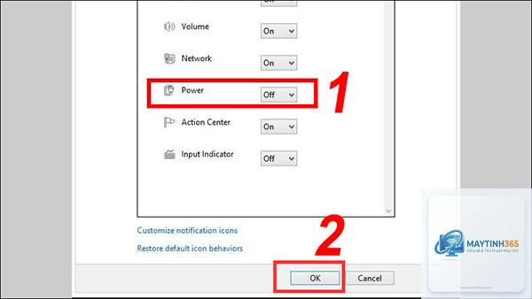 cách ẩn biểu tượng pin trên taskbar - Hình 5