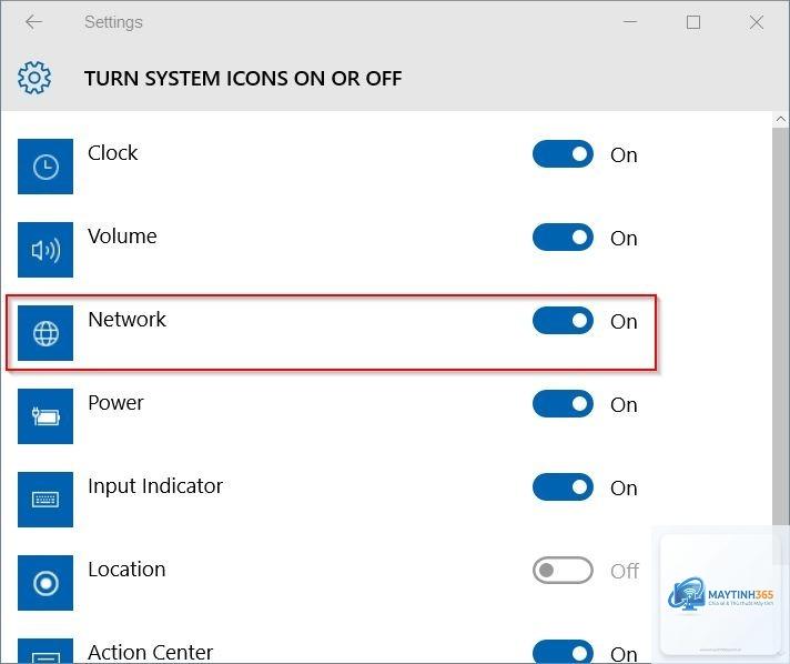 cách ẩn biểu tượng wifi trên taskbar