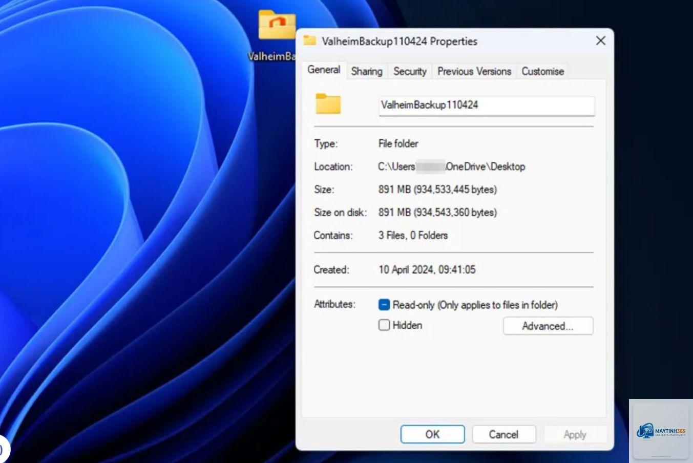 cách ẩn file trên windows 11 - Hình 3