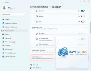 cách ẩn taskbar windows 11