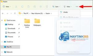 cách ẩn thư mục trên windows 11