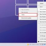 cách ẩn tin tức trên widget taskbar