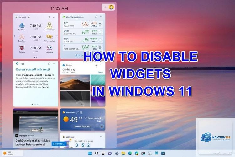 cách ẩn widget taskbar windows 11 - Hình 5