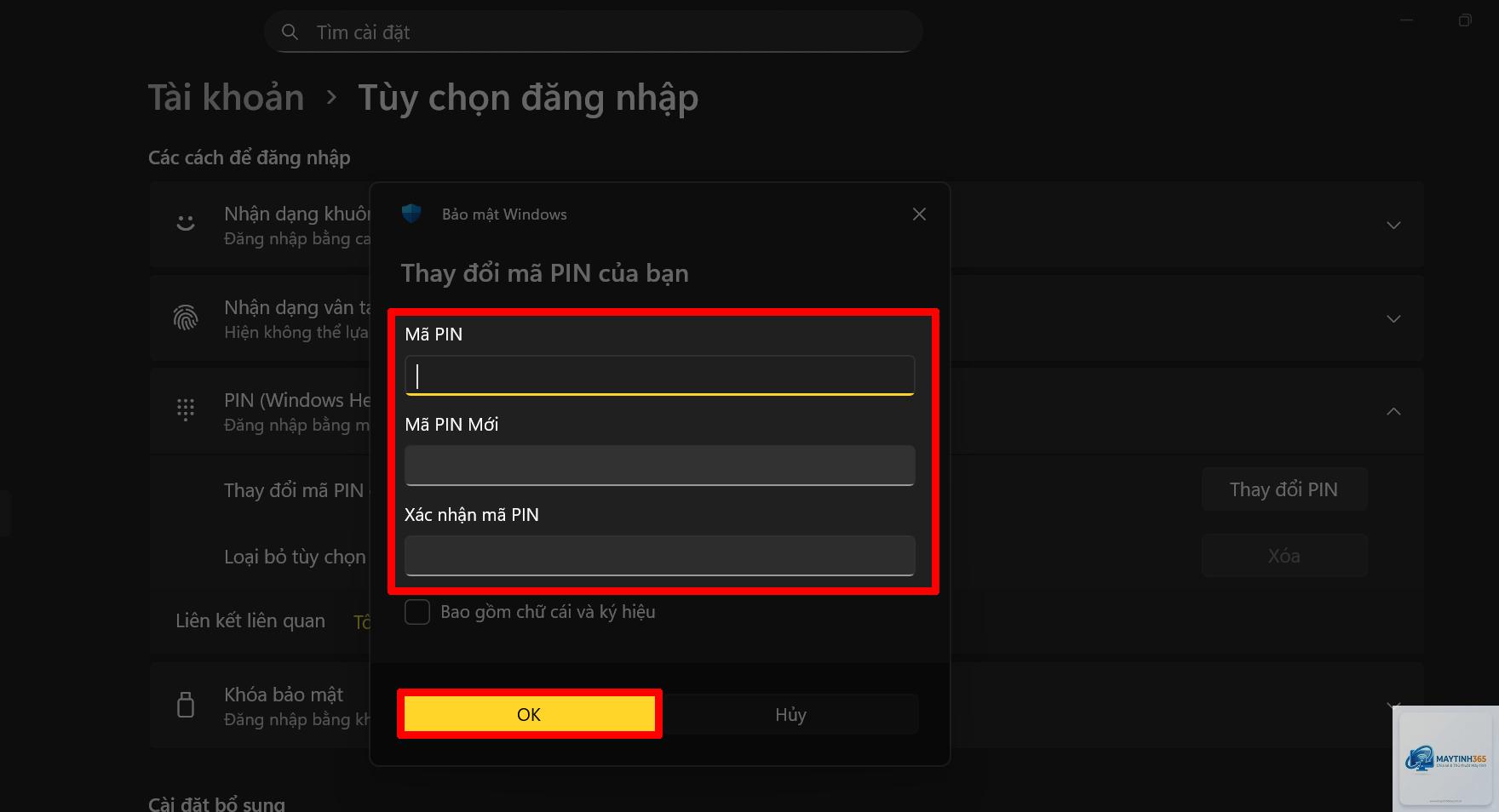 cách bảo mật đăng nhập windows 11 - Hình 1