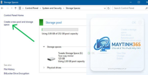 cách bảo vệ dữ liệu bằng storage spaces