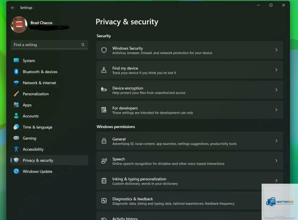 cách bảo vệ quyền riêng tư windows 11