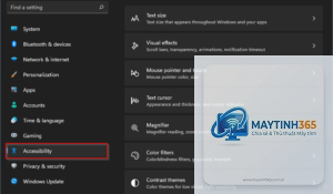 cách bật accessibility windows 11