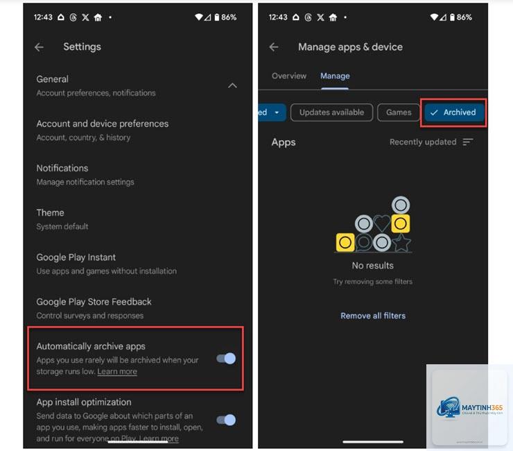 cách bật app archive - Hình 5