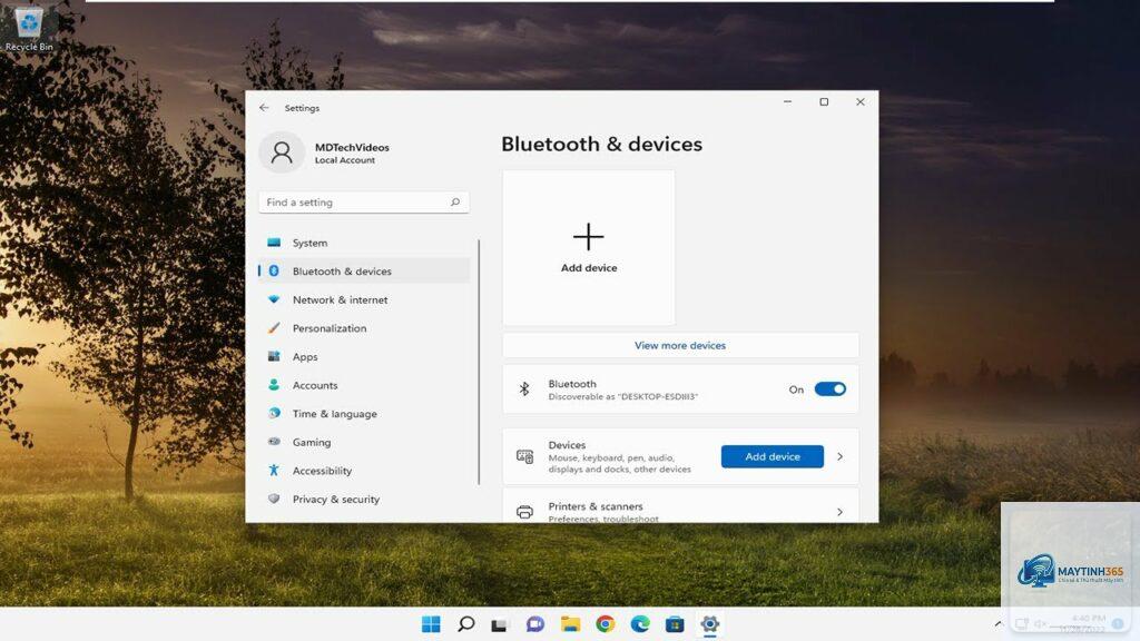 cách bật bàn phím cảm ứng windows 11